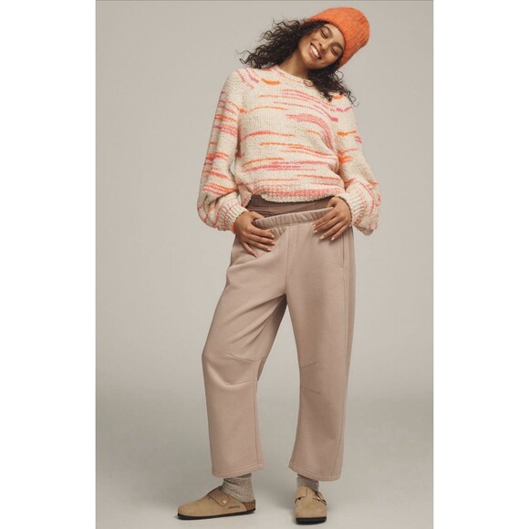 Anthropologie Pilcro Sweater Balloon Sleeve Crew Neck Comfy Boho Size XS NWT - Picture 5 of 12